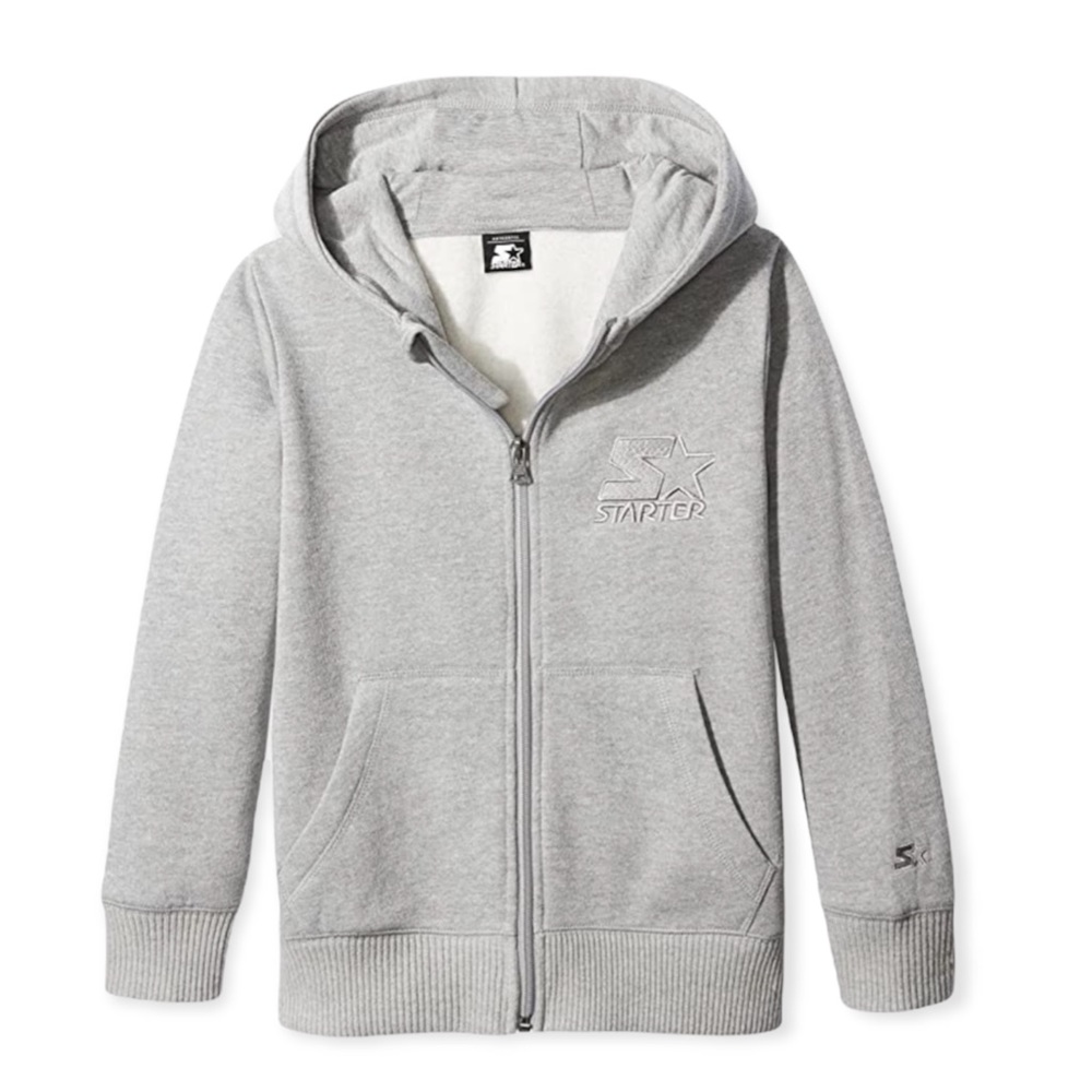 Starter Boys Zip Up Embroidered Logo Hoodie